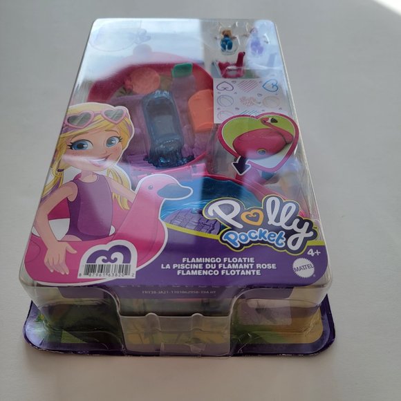 Polly Pocket Flamingo Floatie - brand new in package - Picture 2 of 7